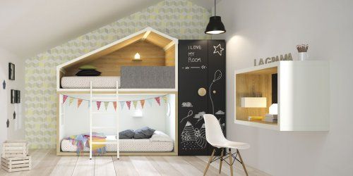Dormitorio infantil y juvenil en melamina